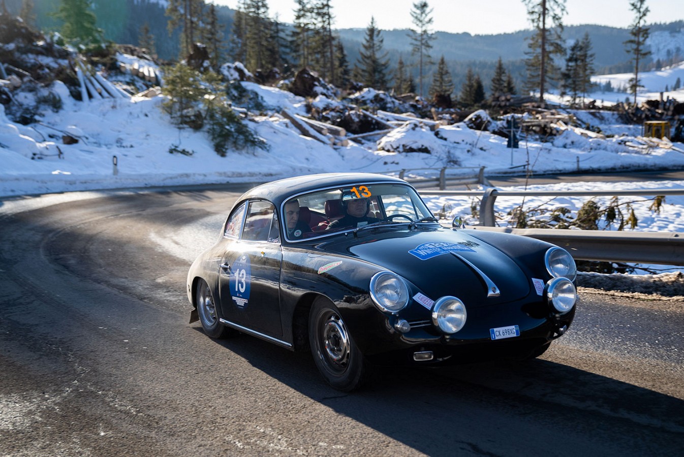 Barcella-Ghidotti su Porsche 356 C Coupé del 1963 vincono la Winter Marathon 2019