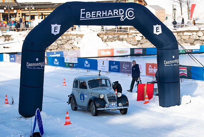 Bellini-Tiberti si aggiudicano il Trofeo Eberhard sul lago ghiacciato
