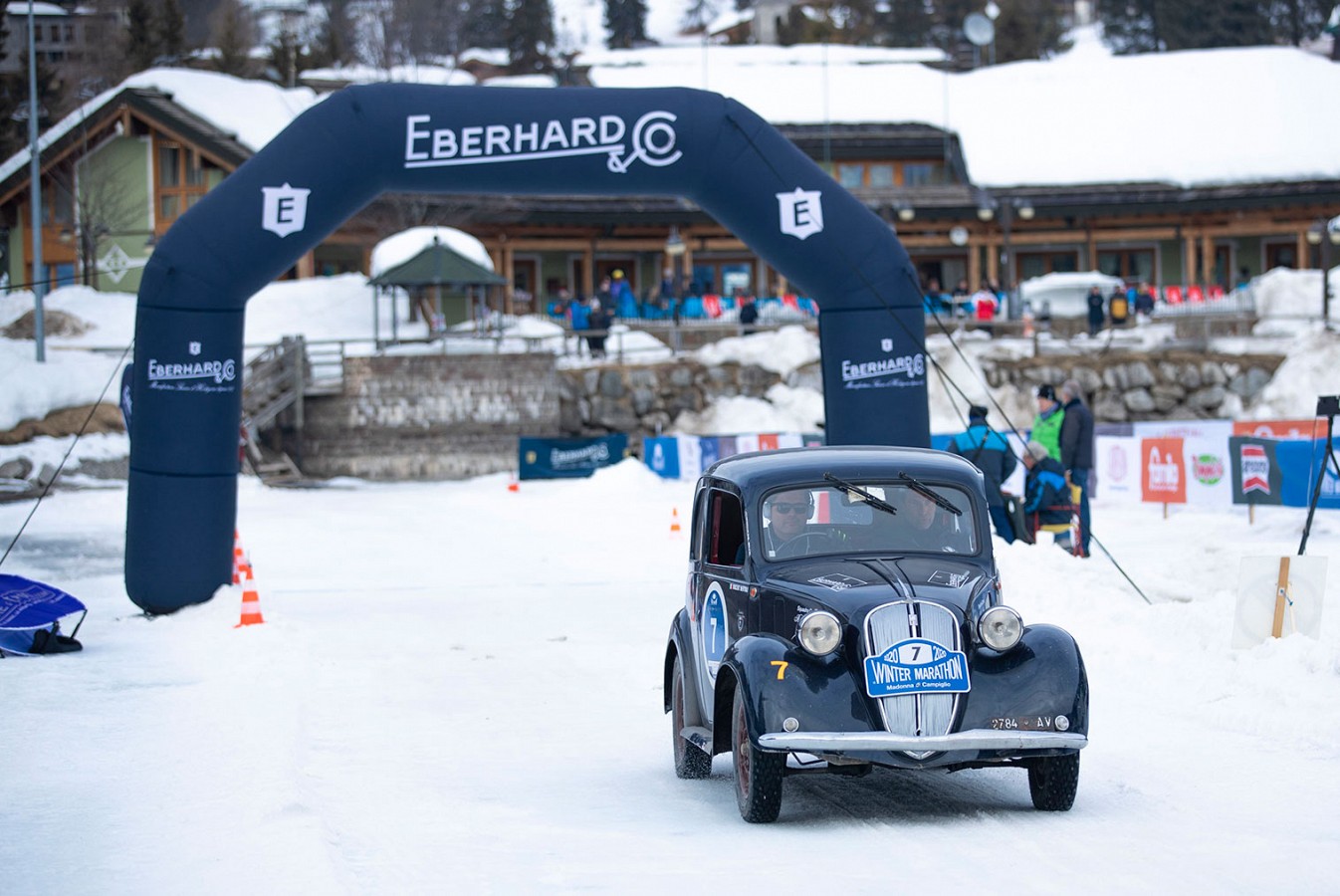 Bellini-Tiberti si aggiudicano il Trofeo Eberhard sul lago ghiacciato