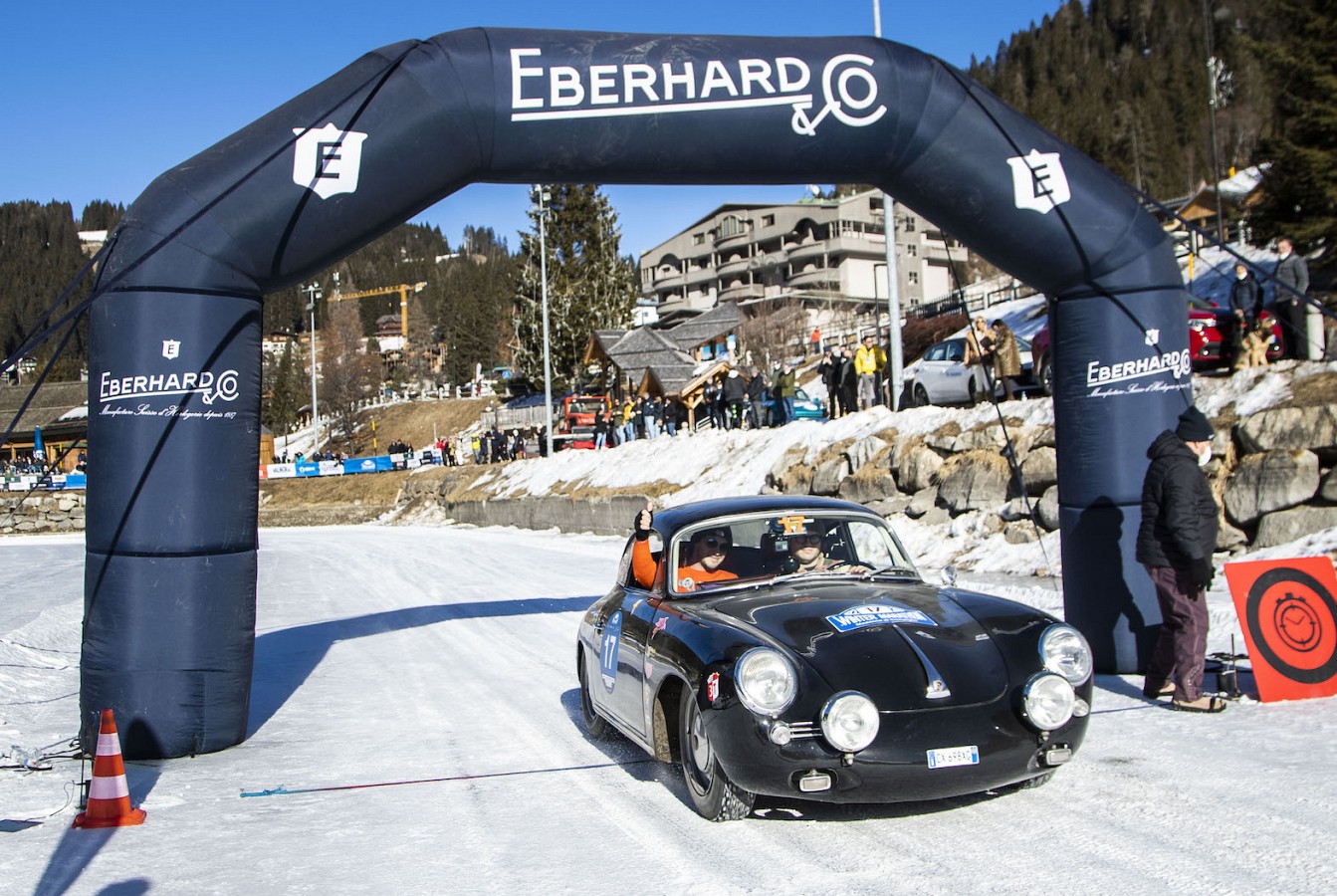 A Bertoli-Gamba su Fiat 508 C del 1938 il Trofeo Eberhard sul lago ghiacciato