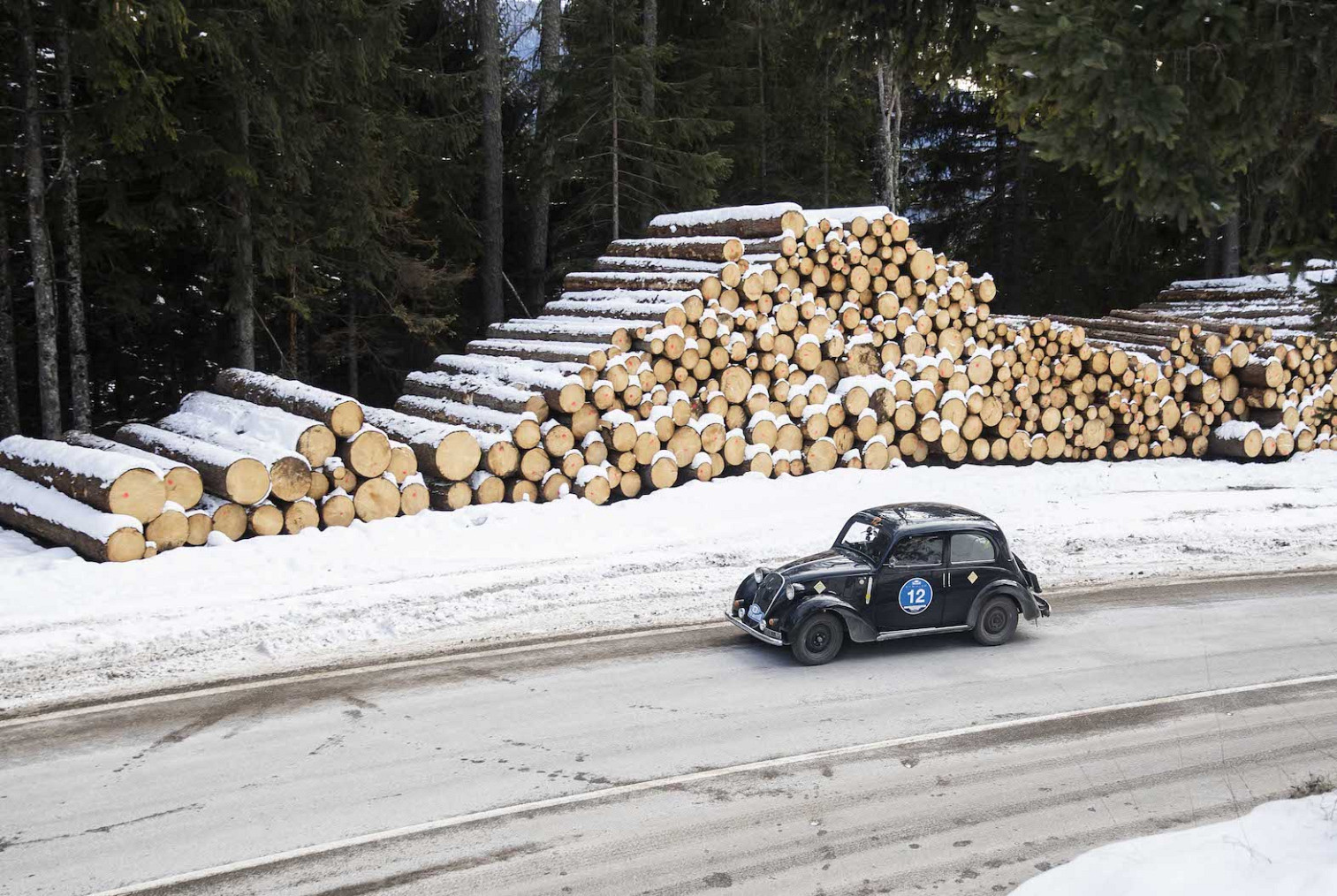 Barcella-Ghidotti hanno vinto la Winter Marathon 2023 su Fiat 508 C del 1938