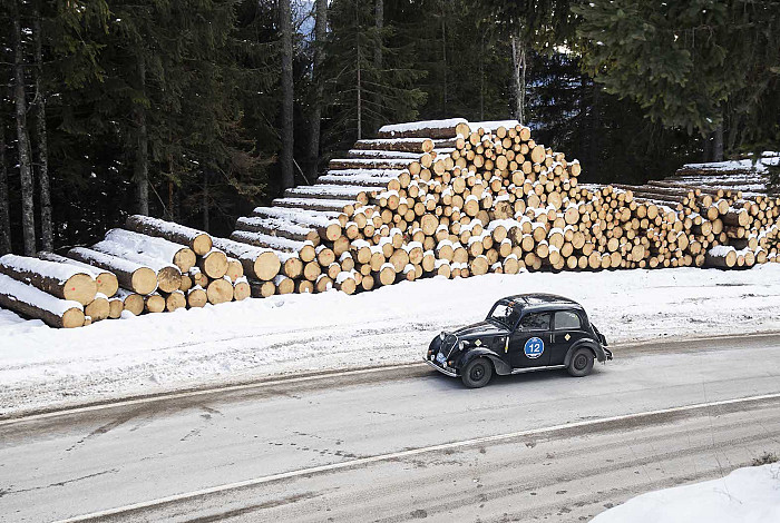 Barcella-Ghidotti hanno vinto la Winter Marathon 2023 su Fiat 508 C del 1938