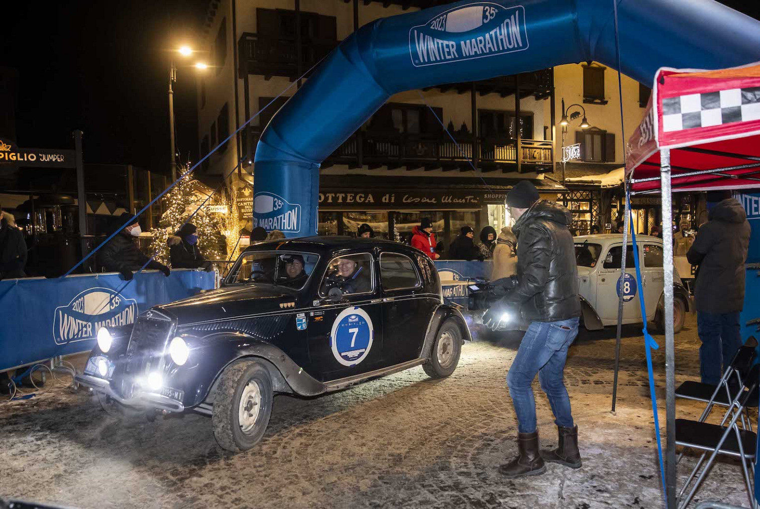 Barcella-Ghidotti hanno vinto la Winter Marathon 2023 su Fiat 508 C del 1938